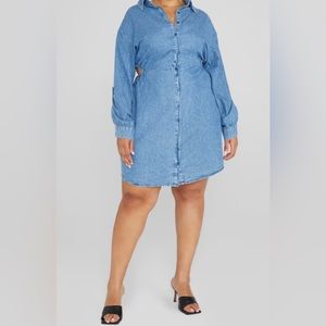 Denim Shirt Dress